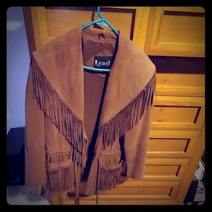 Fridge suede leather jacket